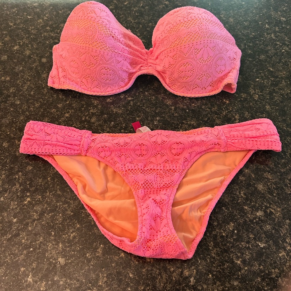 Victoria's Secret Neon Coral Bikini